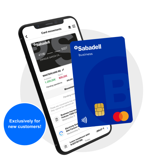 Mobile online account for self-employed - Banco Sabadell
